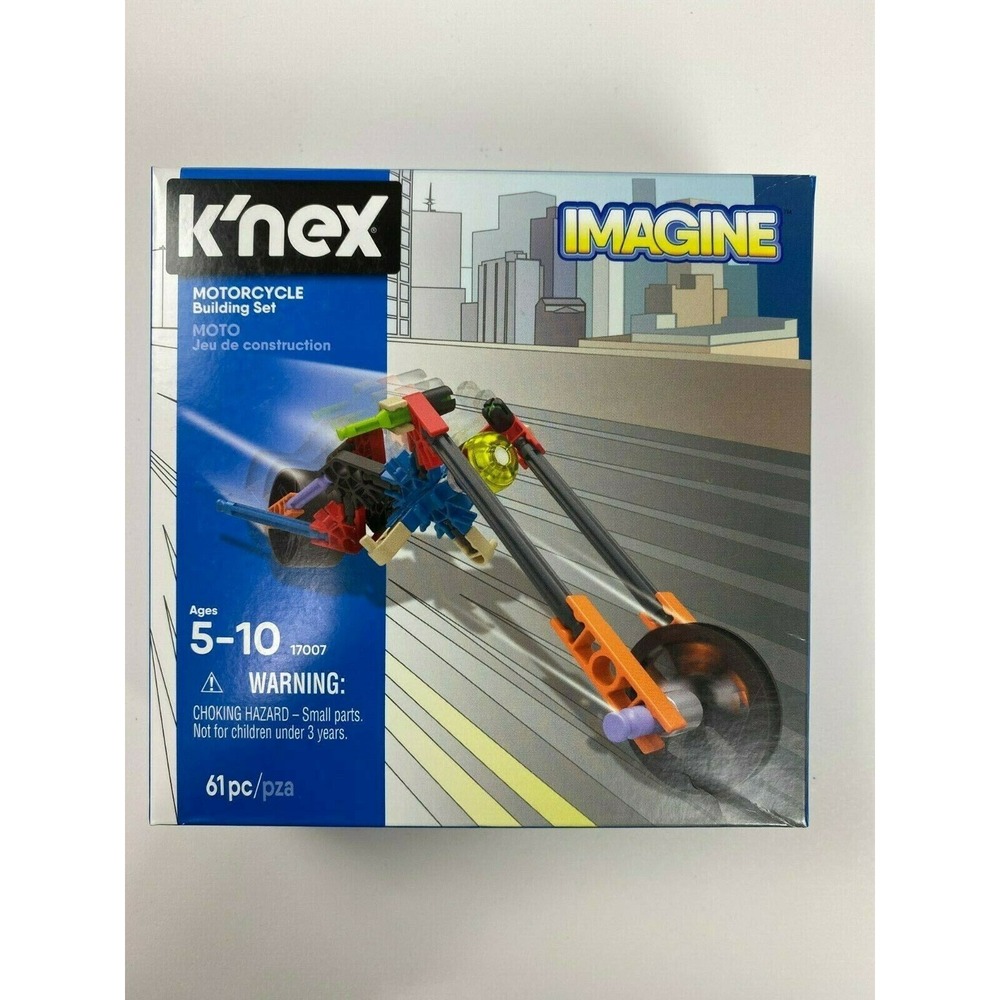 K'nex Imagine Motorcycle Building Set 61 Pieces Kids Ages 5+ NEW Toy